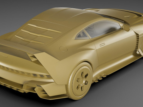 Aston Martin Valiant 2025 Modelo 3D