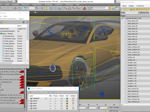 Aston Martin Valiant 2025 Modelo 3D