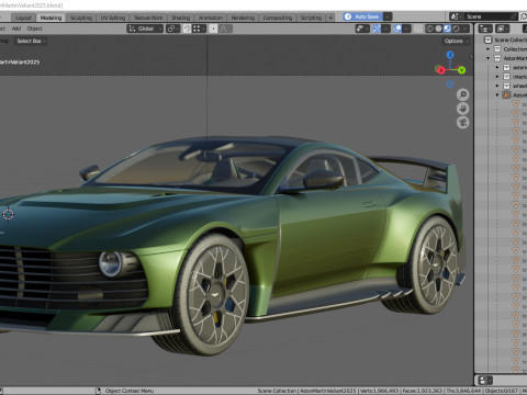 Aston Martin Valiant 2025 Modelo 3D
