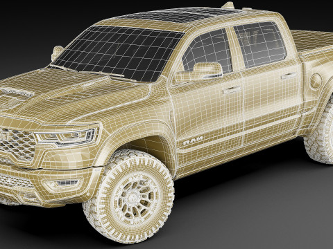 RAM 1500 RHO 2025 3D 模型