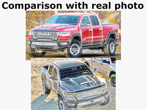 RAM 1500 RHO 2025 3D 模型