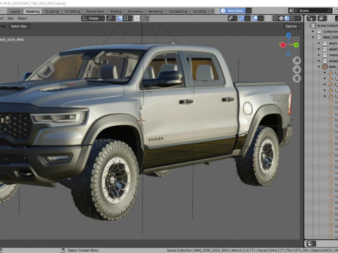 RAM 1500 RHO 2025 3D Model