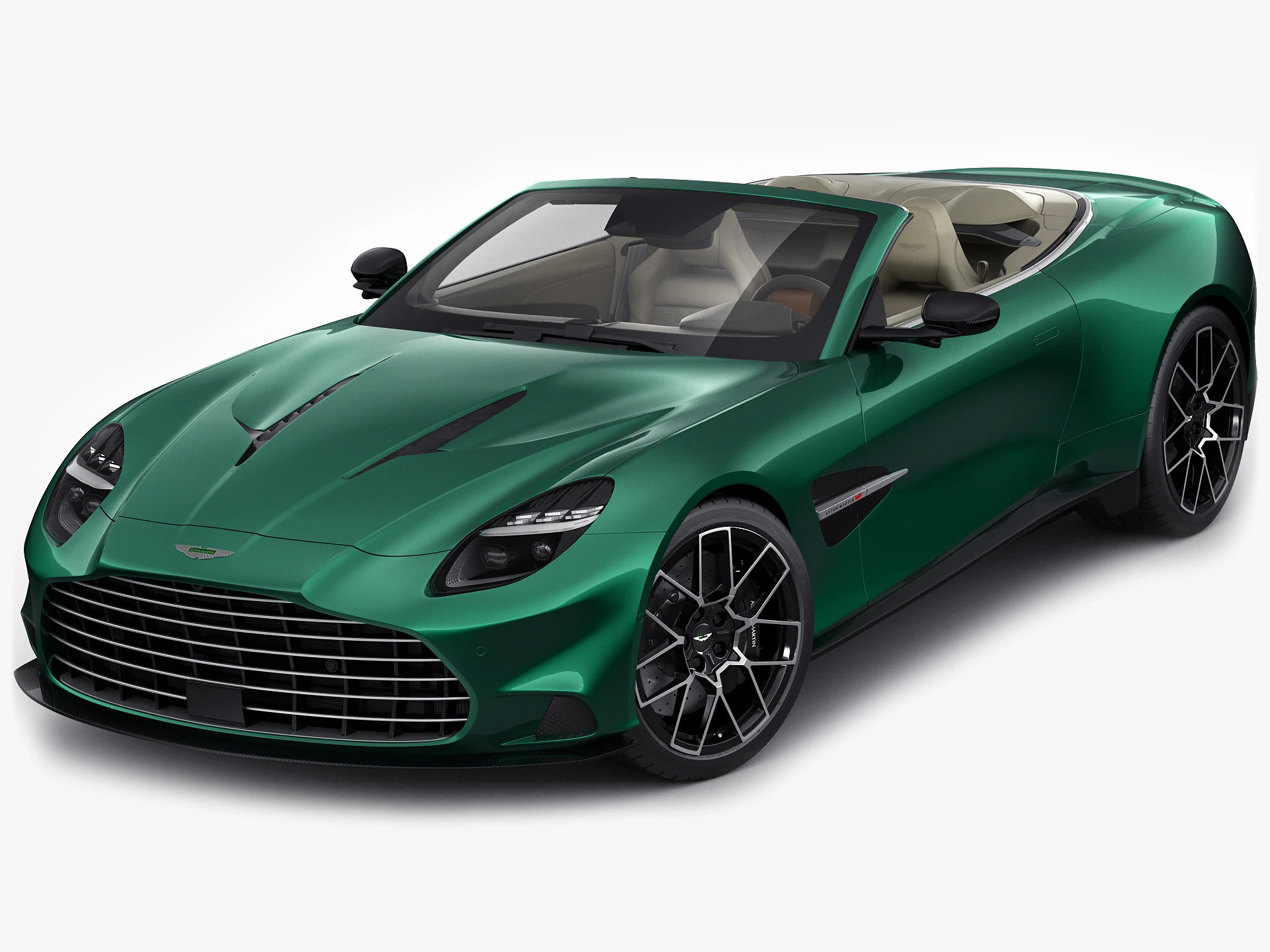 Aston Martin Vanquish Volante 2026 3D Model .c4d .max .obj .3ds .fbx .stl .blend 