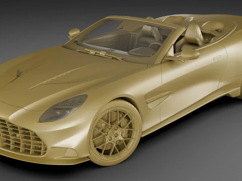 Aston Martin Vanquish Volante 2026 3D Model