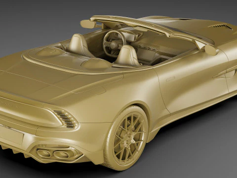 Aston Martin Vanquish Volante 2026 3D Model