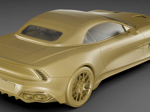 Aston Martin Vanquish Volante 2026 3D Model