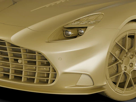 Aston Martin Vanquish Volante 2026 3D Model
