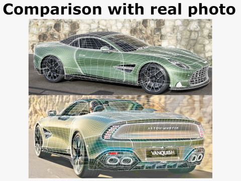 Aston Martin Vanquish Volante 2026 3D Модель