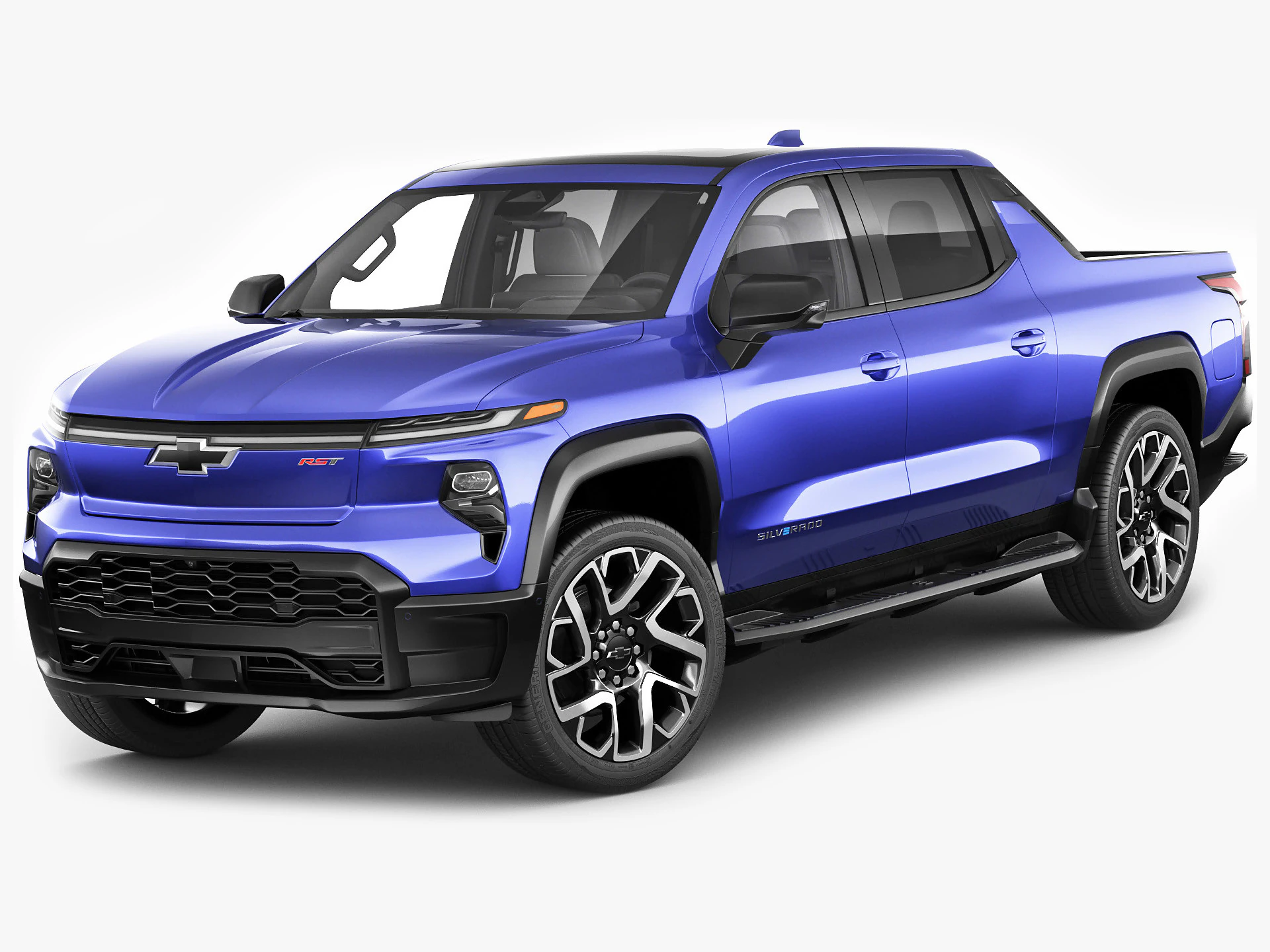 Electric Pick-up Silverado EV 2025 RST 3D Model .c4d .max .obj .3ds .fbx .stl .blend 