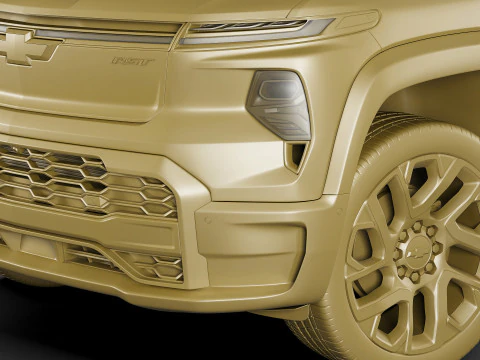 Electric Pick-up Silverado EV 2025 RST 3D Model