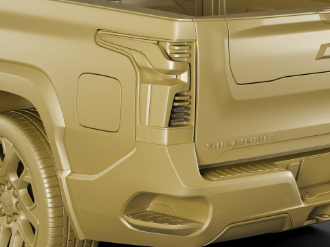 Electric Pick-up Silverado EV 2025 RST Modelo 3D