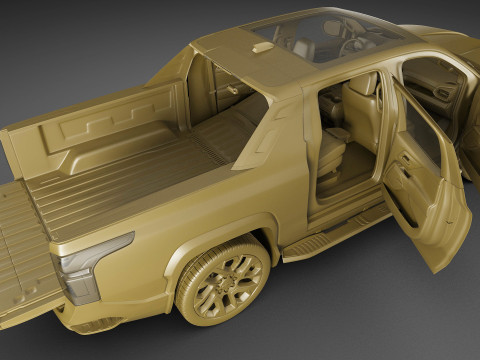 Electric Pick-up Silverado EV 2025 RST Modelo 3D