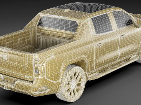 Electric Pick-up Silverado EV 2025 RST Modelo 3D