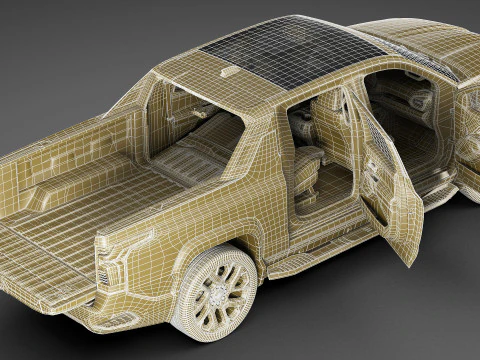 Electric Pick-up Silverado EV 2025 RST 3D Model