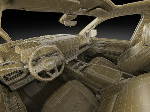 Electric Pick-up Silverado EV 2025 RST 3D Model