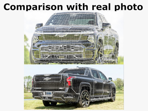 Electric Pick-up Silverado EV 2025 RST Modelo 3D