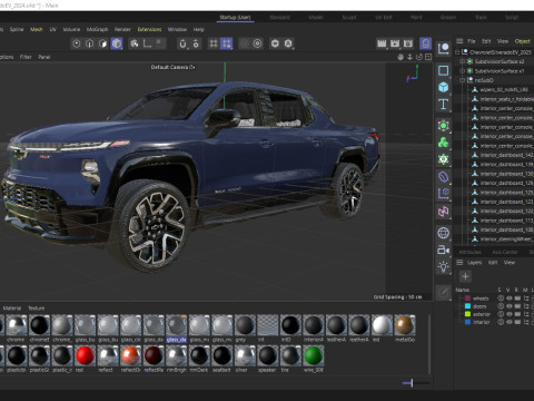Electric Pick-up Silverado EV 2025 RST Modelo 3D
