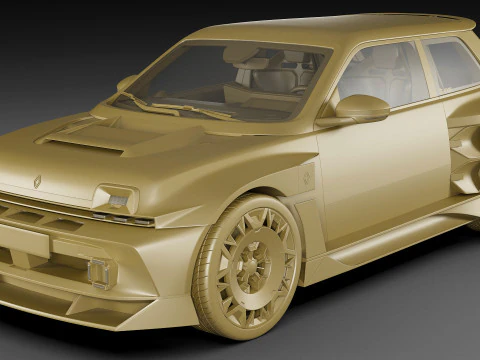 Renault 5 Turbo 3E 2027 Modello 3D