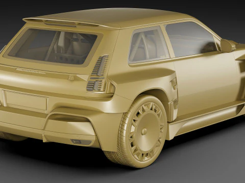 Renault 5 Turbo 3E 2027 Modello 3D