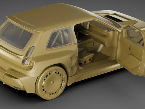 Renault 5 Turbo 3E 2027 Modello 3D