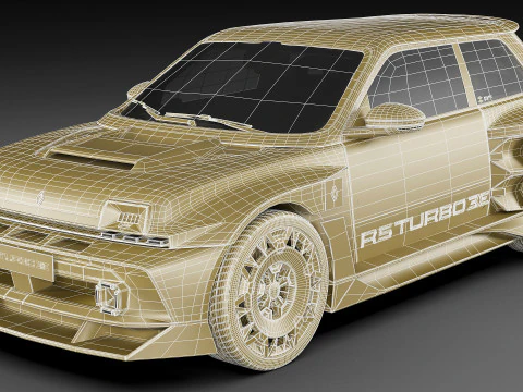 Renault 5 Turbo 3E 2027 Modello 3D