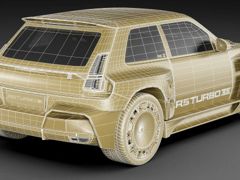 Renault 5 Turbo 3E 2027 Modello 3D
