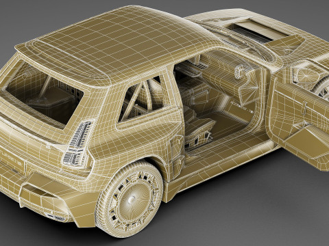 Renault 5 Turbo 3E 2027 Model 3D