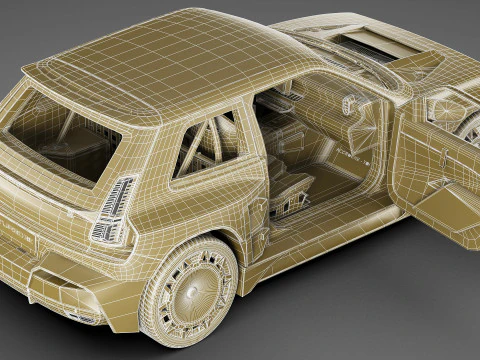 Renault 5 Turbo 3E 2027 Modello 3D