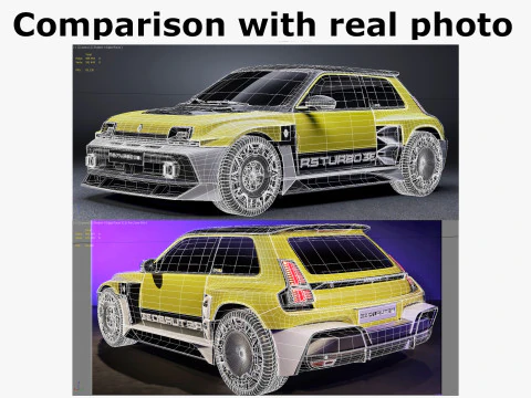 Renault 5 Turbo 3E 2027 Modello 3D