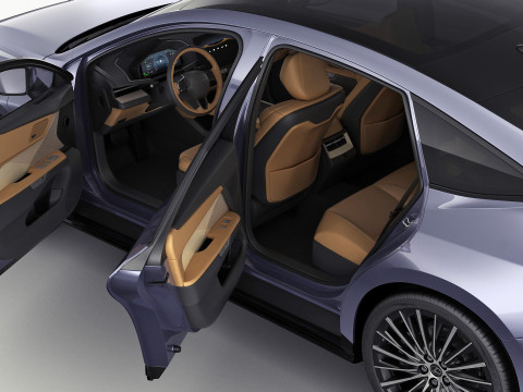 Lexus ES 2026 hybrid and electric Modello 3D