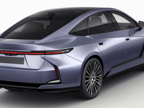 Lexus ES 2026 h&iacute;brido e el&eacute;trico Modelo 3D