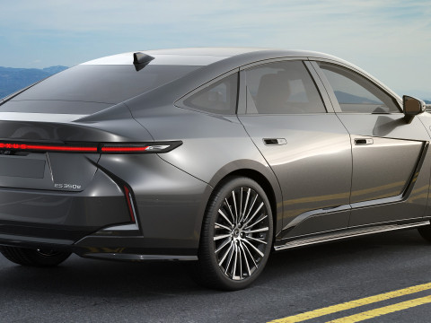 Lexus ES 2026 hybrid and electric Modello 3D