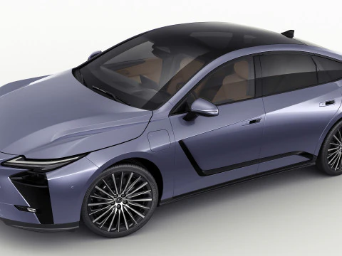 Lexus ES 2026 h&iacute;brido e el&eacute;trico Modelo 3D