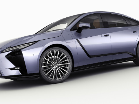 Lexus ES 2026 hybrid and electric Modello 3D