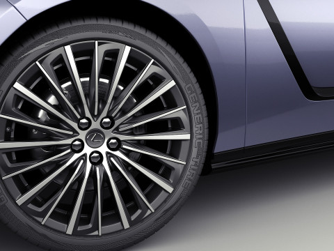 Lexus ES 2026 hybrid and electric Modello 3D
