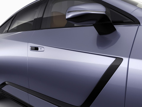 Lexus ES 2026 hybrid and electric Modello 3D