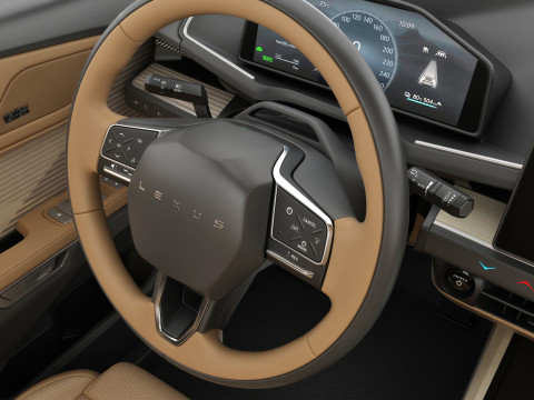 Lexus ES 2026 hybrid and electric Modello 3D