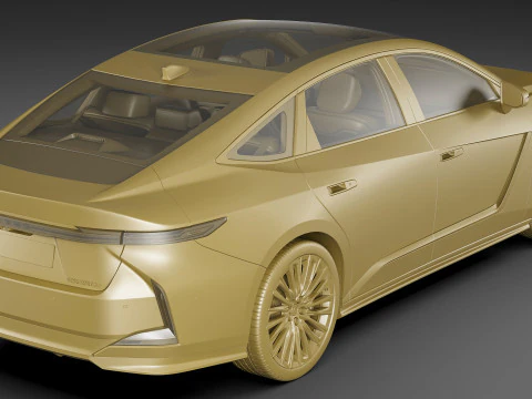 Lexus ES 2026 h&iacute;brido e el&eacute;trico Modelo 3D