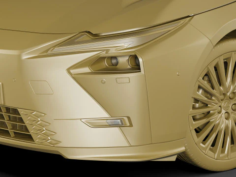 Lexus ES 2026 h&iacute;brido e el&eacute;trico Modelo 3D