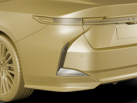 Lexus ES 2026 hybrid and electric Modello 3D