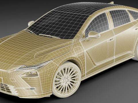 Lexus ES 2026 hybrid and electric Modello 3D