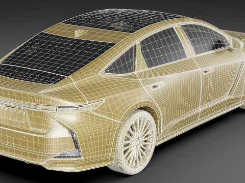 Lexus ES 2026 hybrid and electric Modello 3D