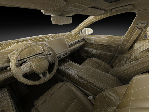 Lexus ES 2026 hybrid and electric Modello 3D