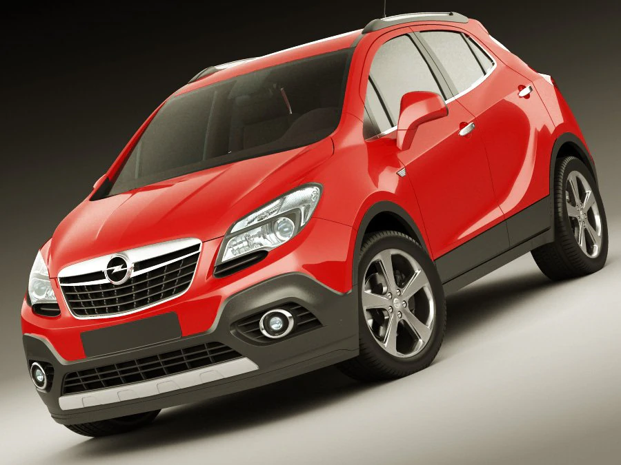 opel vauxhall mokka 3D Model .c4d .max .obj .3ds .fbx .stl .blend