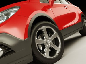 opel vauxhall mokka 3D-Modell
