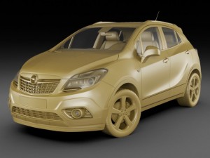 opel vauxhall mokka 3D-Modell