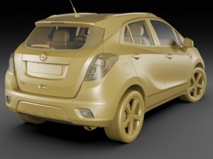 opel vauxhall mokka 3D-Modell
