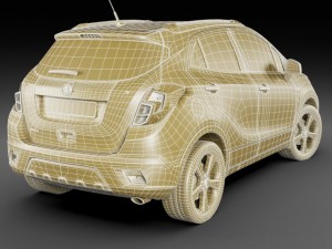 opel vauxhall mokka 3D-Modell