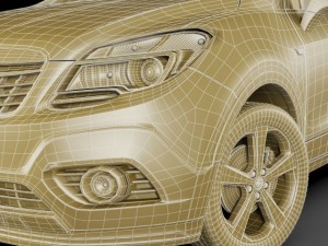 opel vauxhall mokka 3D-Modell