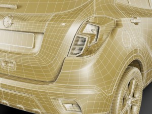opel vauxhall mokka 3D-Modell